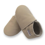 Mejale Baby Boys Infant Shoes Toddler Girls Soft Sole Crawling First Walking Leather Moccasin Prewalker Beige Slippers,0-6 Months, S