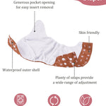 babygoal AWJ Cloth Diapers with Tummy Panel Pack of 13, 6 Diaper Cover with 6 Inserts and Wet Dry Bag, Adjustable Washable Reusable for Baby Girls and Boys
