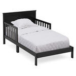 Delta Children Collins Wood Toddler Bed, Greenguard Gold Certified, Midnight Grey