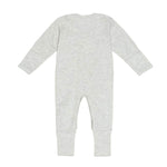 Miles and Milan Knotted Cap, Bodysuit and Romper Cozy Set (6-12M)