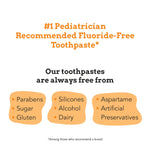 Orajel Naturals Fluoride-Free Toothpaste and Toothbrush for Ages 0-3, 1 Oz