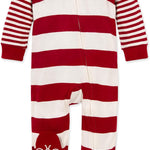 Burt's Bees Baby Baby Girls Pajamas, Zip Front Non-Slip Footed Sleeper Pjs, 100% Organic Cotton