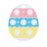 Nuby Easter Egg Popper Teether – Soft Silicone Teething Toy for Babies, 3+ Months, Sensory Pop Bubbles, Easy Grip Design