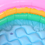 Children Swimming Pool, Baby Basin Pool, Soft Basin Pool, Bright Color Swimming Pool Accompany for Kids Children Playing Fun (S)