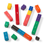 hand2mind Rainbow Fraction Tower Cubes, Montessori Math Materials, Fraction Manipulatives, Unit Fraction, Fraction Cubes, Math Manipulatives for Elementary School, Homeschool Supplies (15 Sets)