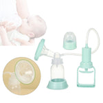 Manual Breastpump & Feeding Bottle Set Portable Handheld Breastpump Easy Use Without Batteries Need Milk Collector