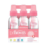 D.R. Browns Bottles(6 Count) Pink (8oz)
