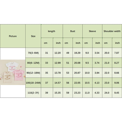 Summer Toddler Baby Girl T-Shirt Bow Letter Embroidery Short Sleeve Tops Cute Graphic Tee Spring Clothes (B Pink, 18-24 Months)
