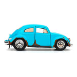 Jada Toys Disney Lilo and Stitch 1:32 Volkswagen Beetle Die-cast Car w/ 1.65" Stitch Figure, Toys for Kids and Adults