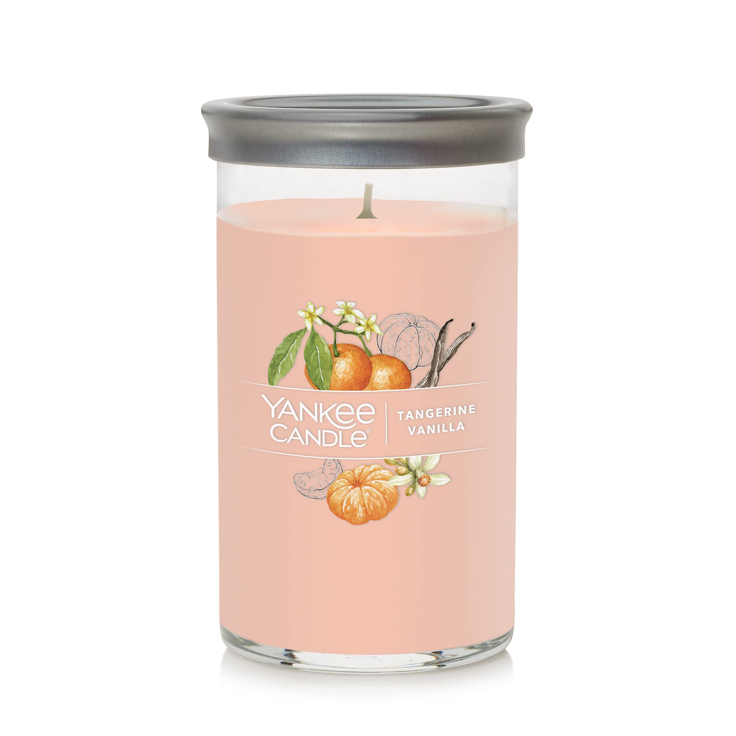 Yankee Candle Sage & Citrus Scented, Classic 22oz Large Jar Single Wick Candle, Over 110 Hours of Burn Time, Ideal for Home Decor and Gifts