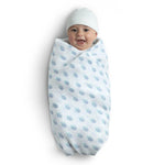 Delta Children 100% Cotton Muslin Baby Receiving Blankets for Girls and Boys – 47x47 Inches (Pack of 2), Blue Botanicals