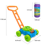 Lydaz Bubble Lawn Mower for Toddlers 1-3 Years - Kids Outdoor Bubble Machine Push Toy, Summer Yard Garden Toys, Easter Basket Stuffers & Birthday Gifts for Preschool Baby Boys Girls Age 1 2 3+Year Old