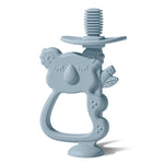 Moonkie Teething Toy, Safe & Easy to Hold BPA Free Silicone Teethers, 360° Baby Toothbrush with Suction Base, Teether Toys Best for Babies 6-12 Months (Koala Ether)