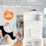 GROWNSY Bottle Sterilizer and Dryer, Compact Electric Steam Baby Bottle Sterilizer (Esterilizador de Biberones), Bottle Sanitizer for Baby Bottles, Pacifiers, Pump Parts