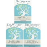 Dr. Woods Unscented Baby Mild Bar Soap with Organic Shea Butter, 5.25 oz (Pack of 3)…