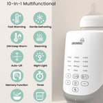 Grownsy Nutri Bottle Warmer with Innovative Auto-Lift Feature, Retain Fullest Nutrients Compact Baby Bottle Warmer, Fast & Even Heat, Always Right Temperature, Night Light for Nighttime Breastfeeding
