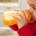 Tommee Tippee Sportee Water Bottle, for 12m+, 10oz, Pack of 3 Non-Spill Sippy Cups for Toddlers, Orange, Green and Blue, with Bite-Resistant Spout, Easy-Hold and BPA Free