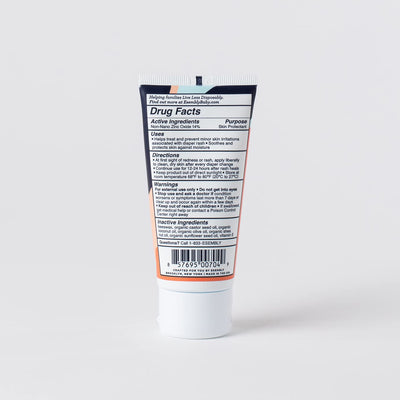 Esembly Rash Relief Cream, Organic and Cloth Friendly Zinc Oxide Barrier Cream, Soothes and Heals Diaper Rash, Natural Aid for Baby Bottom Discomfort, 3oz
