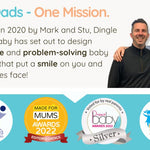 DINGLE DANGLE - Baby Gift Set - 3 in 1 Diaper Changing Helper Headband, Baby Mobile, & Sensory Rattle; Newborn Essentials Must Have - Great Baby Registry or Shower Gift - Featured on Shark Tank