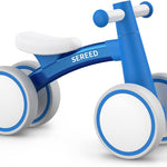 SEREED Baby Balance Bike for 1 Year Old Boys Girls 12-24 Month Toddler Balance Bike, 4 Wheels Toddler First Bike, First Birthday Gifts