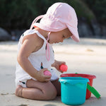 FURTALK Baby Sun Hat UPF 50+ UV Ray Sun Protection Cotton Toddler Hats for Boys Girls Rose Pink