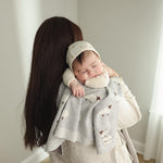 Baby Swaddle Blanket - 100% Luxury Cotton Knit Soft Cozy Lightweight Unisex Receiving Stroller Quilt Blanket for Shower Gift Registry for Newborns Infants Toddlers (Sheep - Khaki)