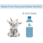 The Petting Zoo Goat Stuffed Animal Plushie, Gifts for Kids, Wild Onez Babiez Farm Animals, Goat Plush Toy 6 inches