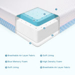 Vomiliku Crib Mattress Dual Sided Memory Foam Baby Toddler Bed Mattress, 52" x 27.6" x 5.5" Soft Breathable Mattresses