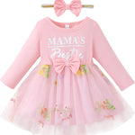 Baby Girl Dress Newborn Toddler Girl Fall Winter Dress Tutu Tulle Dresses for Girls