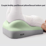 Butt Cushion for Couples Memory Foam Pregnancy Pillow Waterproof & Portable Cushion with Washable Cover for Intimacy Support Prone Pillow Adult Waist Cushions on Bed for Sitting Lying Dark Gr