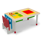 Play and Learn Sensory Table for Kids, White/Primary