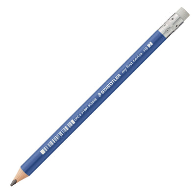 STAEDTLER My First Norica Triangular Learner's Pencil + Sharpener, #2 HB, Easy-Grip 3-Sided Design for Beginning Writers, Pre-Sharpened Pencils
