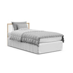 Graco Teddi 4-in-1 Convertible Mini Crib with Bonus Water-Resistant Mattress – GREENGUARD Gold Certified, 2.75-Inch Mattress Included, Small Spaces Crib, Easy 30-Minute Assembly (Natural and White)