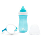 Munchkin® Gentle™ Transition Sippy Cup with Trainer Handles, 10 Ounce, 2 Pack, Blue/Green