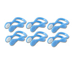 Sporti 6-Pack Swimming Nose Clips - Blue
