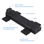VANROUG 7.5" Heavy Duty Security Slide Latch Lock,with Padlock Hole Adjustable Gate Latch for Wooden Fences Barn Doors, Interior and Outdoor Door Latch,etc.