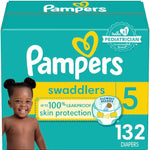 Pampers Baby Diapers - Swaddlers - Size 1, 198 Count, Ultra Absorbent Disposable Infant Diaper