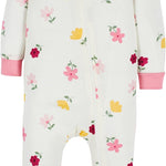 Onesies Brand Baby Girls' 3-Pack Snug Fit One-Piece Cotton Pajamas