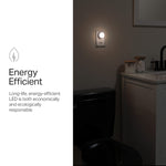 Lights By Night Mini LED Night Light, Plug-In, Dusk to Dawn Sensor, Warm White, Compact, Ambient Lighting, LED Lights for Bedroom, Bathroom, Nursery, Hallway, Kitchen, 45176, 6 Pack