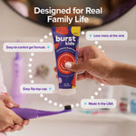 BURST Fluoride Free Strawberry Kids Toothpaste (4oz)