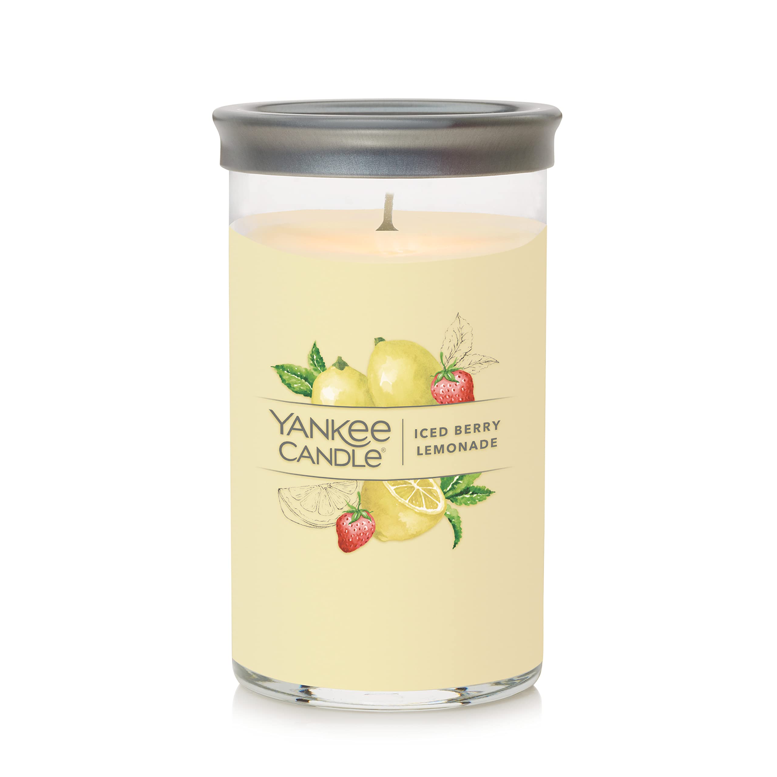 Yankee Candle Sage & Citrus Scented, Classic 22oz Large Jar Single Wick Candle, Over 110 Hours of Burn Time, Ideal for Home Decor and Gifts