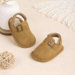 KIDSUN Baby Boys Girls Sandals Adjustable Lightweight House Home Slippers Non Slip Newborn Prewalk First Walk Shoes