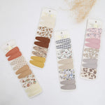 40pcs Baby Hair Clips Flower Patterns Snap Hair Clips Wrapped by Cloth Hair Pins Baby Girls Barrettes Hair Accessories for Baby Girls Infants Toddler Kids