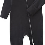 Baby Romper 100% Cotton Pajamas One Piece Long Sleeve Zipper Footie Onesie for 0~12M Baby