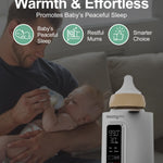 MOMYEASY Fast 2-Minute Baby Bottle Warmer - Steam Heating for Breastmilk & Formula, Fits All Bottles, Precise Temp Control with Timer, Auto Shut-Off