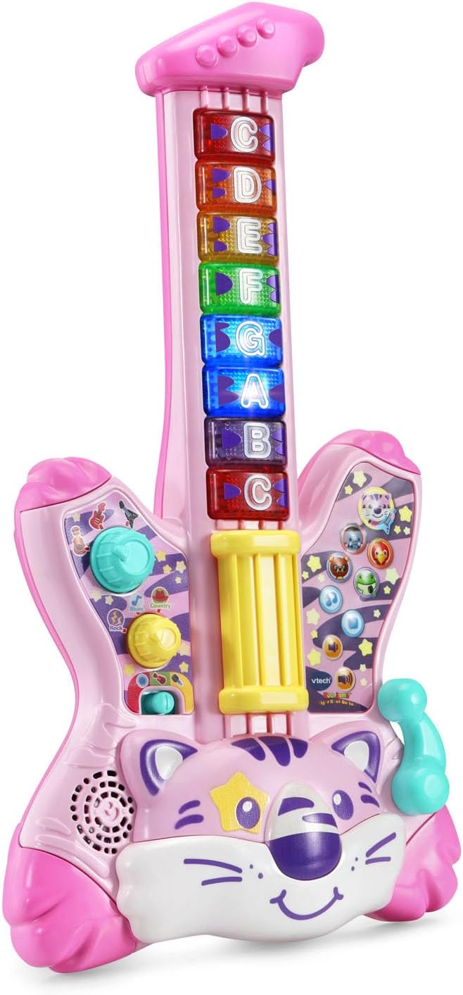 VTech Zoo Jamz Tiger Rock Guitar, Pink