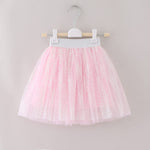 Skirts for Newborn Baby Soft Prints Tulle Dress Skirt Casual Beach Sundress Outfits (Pink, 18-24 Months)