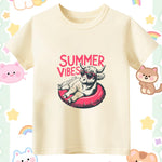 Toddler T-Shirts, Baby Boy Girl Kids Animal Graphic Tees Funny Letter Print Sunmmer Clothes Short Sleeve 2-8T
