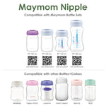 Maymom Silicone Nipple Fast Flow, 4pc