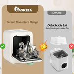 IAGREEA Baby Bottle Washer, Sterilizer and Dryer, All-in-One Pro Cleaning Machine for Bottles, Pump Parts & Baby Essentials, Effortless Care, Replaces Hand Washing, BPA-Free, 72-Hour Storage
